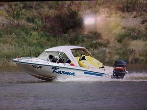 CARRIBEAN COUGAR 17FT BOAT 90HP EVINRUDE E-TEC