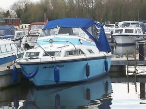 Fairline Holiday 23ft cabin cruiser river canal boat