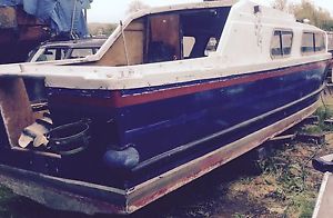 River/Canal Boat Project.25ft Buckingham For sale or swap for car