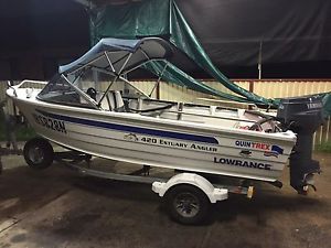 QUINTREX 420 ESTUARY ANGLER 2005 PRISTINE CONDITION