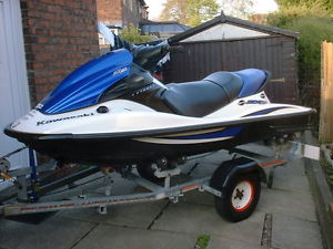 2006 KAWASAKI STX12F JET SKI,4-STROKE,SBS ROLLER TRAILER,JET-TRIBE FITTED COVER.