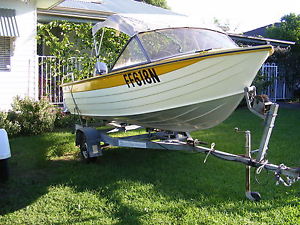 SAVAGE NOT QUINTREX NOT STESSEL ALUMINIUM 4.12 FISHING TINNY RUNABOUT