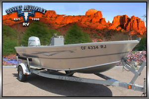 2008 Alumaweld Fishing Boat Honda 90 w/ Jet Drive