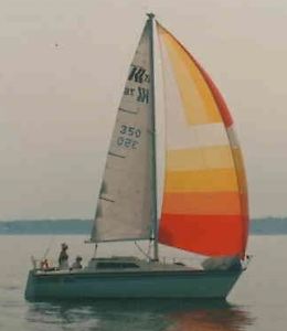 25 Foot Cruising Sailboat