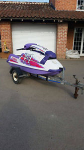 Yamaha FX 1 Stand Up Jet Ski with trailer