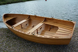 ROWING BOAT~OAK/SAPELE PLANK/BRONZE FITTINGS CLINKER BUILT~2014~GUILLEMOT