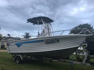 COMPLETE FISHING BOAT SETUP 5m QUINTREX CENTRE CONSOLE 90hp YAMAHA