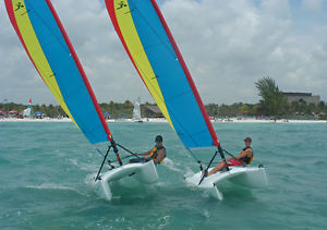 Hobie Bravo + Trailer and dolly