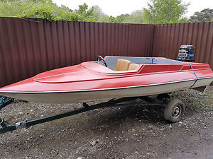 speed boat  with 50hp mercury