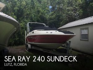 2007 Sea Ray 240 Sundeck