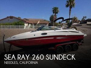 2012 Sea Ray 260 Sundeck