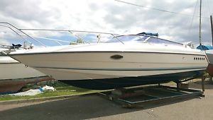 SUNSEEKER HAWK 27 WITH LOW HOUR VOLVOS, BARGAIN! Unfinished project.