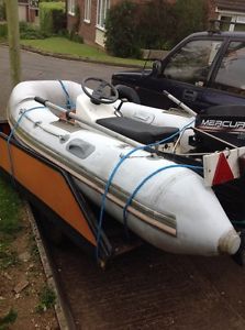 Inflatable Dinghy RIB, Valient D300 3m tender 15Hp 2 stroke Mercury