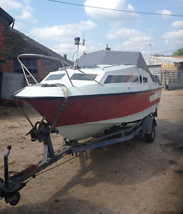 Shetland boat kestral Yamaha 90hp & mariner 4hp + Roller Coaster trailer