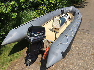 Avon Searider 5.4 RIB with Evinrude 60 & trailer