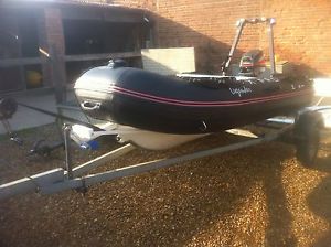 RIB 3m Aluminium Hull , electronics box , Good sea, fishing, dive boat