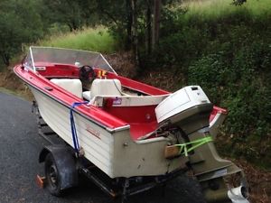 Cruise Craft, 14ft fibreglass, runabout boat