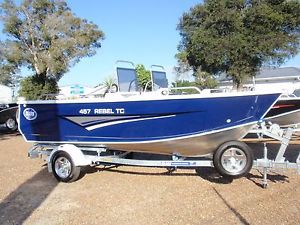 Clark 457 Rebel Twin Console, Hull and Trailer Only!