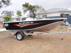 Clark 427 Estuary Side Console, Hull and Trailer Only!