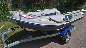 Yamaha Ribeye Fibreglass Hull Boat with Motor and Trailer