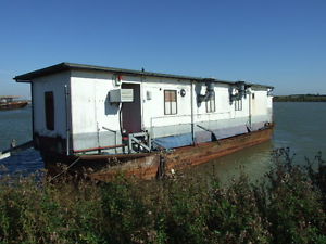 70ft Lighter barge for conversion to houseboat or commercial venture