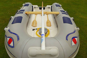 RIB boat with outboard (true rib not inflatable keel /  floor)