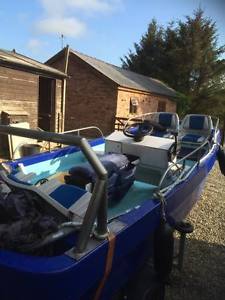 Dory BowRider with Yamaha 60hp engine fun boat fishing boat