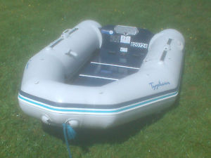 INFLATABLE  TENDER FISHING BOAT AND HONDA 2HP 4  Stroke ENGINE.Will POST.