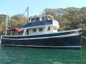 Classic trawler fishing boat 58ft timber (Sydney Harbour)  NoReserve