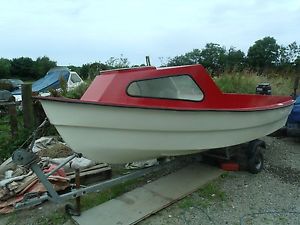 fishing boat 15ft with trailer and 9.9hp mercury engine