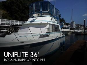 1973 Uniflite 36 Sedan Cruiser Flybridge