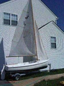 Oday Javelin Sailboat & Trailer - Complete & Ready to Sail