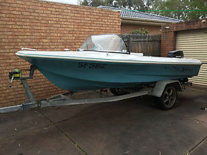 Fishing Boat & Trailer 70hp Evinrude