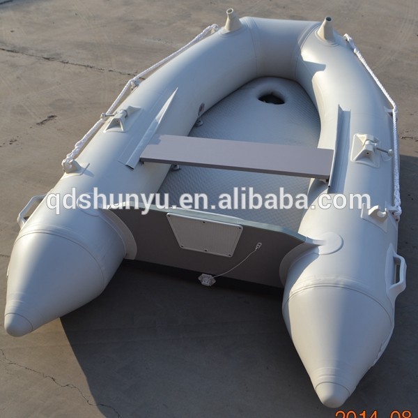 hot!!!CE 2.3m 2 passengers airmat floor fishing boat inflatable boat