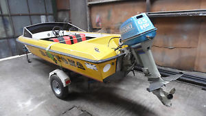 Speedboat + Suzuki 65HP Outboard Motor + Trailer. Project Spares repairs