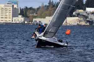 Dibley 25 - ALL CARBON FIBER SAILBOAT - 1997 & Double Axle trailer