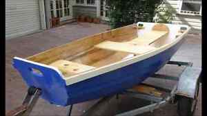 Classic Wooden 8ft Clinker Pram Dinghy