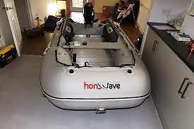 XXX Honwave T35-AE2 3.5m  inflatable Aluminium floor, used once, Low Reserve XXX