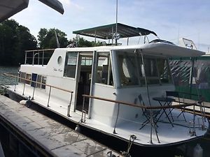 1973 Chris Craft Aqua Home Houseboat, redone inside and out, LOOK, 100% feedback