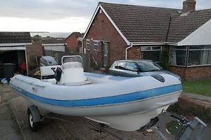 quicksilver 450 R RIB 4.5 metre 50HP Mariner Speed Boat