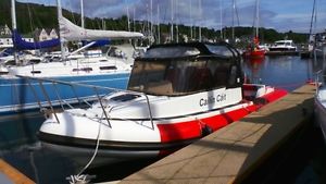 Redbay Stormforce 7.4m Cabin RIB with trailer 250EFI suzuki 2008