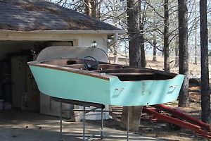 Vintage 1958 Wooden Boat