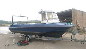 Boat 20 ft work boat taskforce type hull