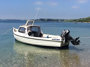 Reduced to £4,250.00  Be Quick ! Orkney Fastliner Boat with 30hp outboard motor