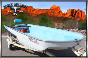 1985 Tuffy Jon Boat with Johnson Outboard