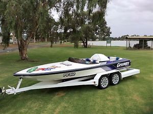 Stephens Ski boat 383 chev stroker mid mount v drive make an offer