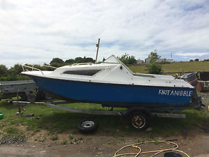 fishing boat project / boat / trailer / engine / extras