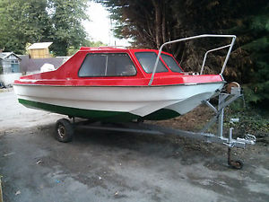 16ft River Boat With Johnson 50 Outboard,With Trailer