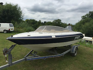 Spirit 161x 16ft speed boat ski boat 100hp suzuki outboard inderspension trailer