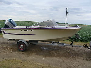 Broom Gemini Speedboat 13' With Evinrude 40hp Outboard